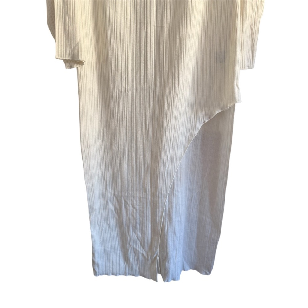 Cream Long Sleeve Dress - Picture 2 of 4